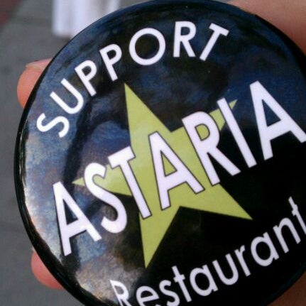 Photo taken at Astaria Restaurant &amp; Bar by Peninsula Shops on 5/12/2012