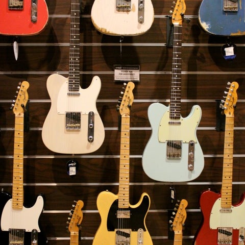 Photo taken at Cosmo Music - The Musical Instrument Superstore! by Christopher B. on 2/16/2012