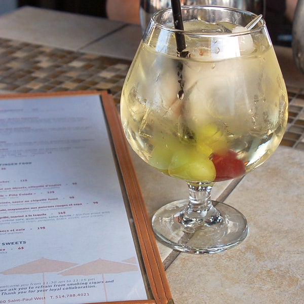 Try the clear sangria it's the house specialty.