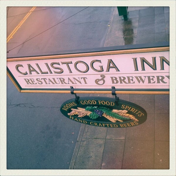 Photo taken at Calistoga Inn Restaurant &amp; Brewery by Jeff B. on 1/22/2012