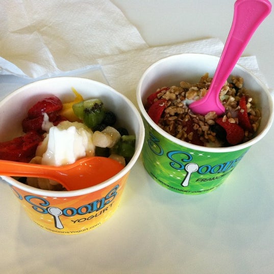 Photo taken at 3 Spoons Yogurt by M N. on 9/14/2011