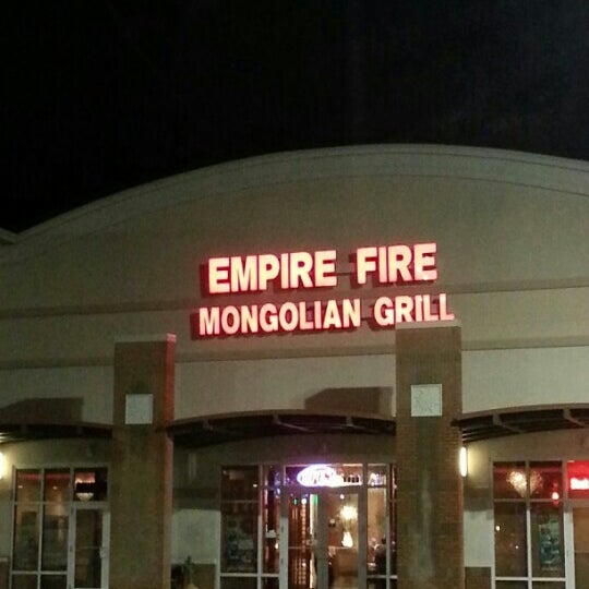 Photo taken at Empire Fire Mongolian Grill by Sheila H. on 8/25/2012