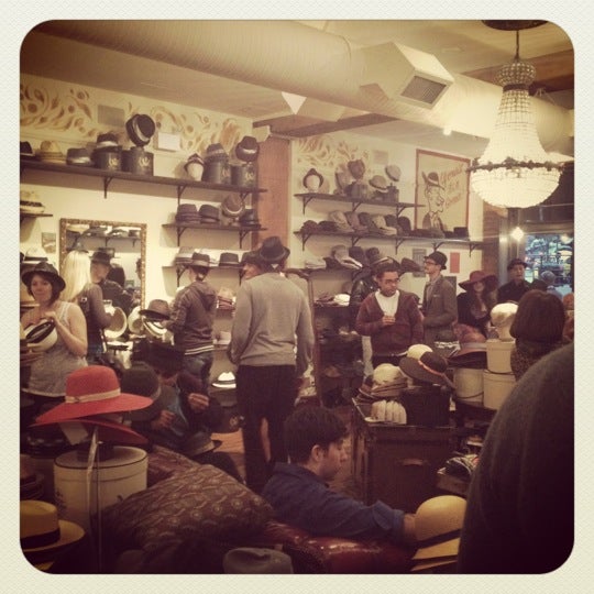 Photo taken at Goorin Bros. Hat Shop - Yaletown by Sascha B. on 6/16/2012