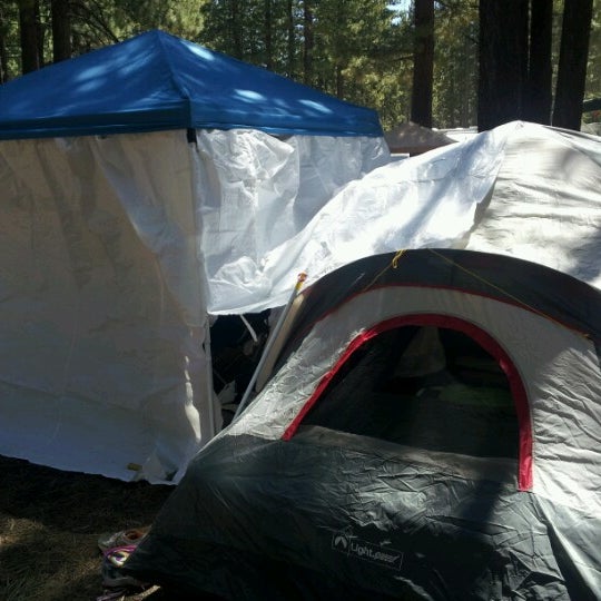 Photo taken at Tahoe Valley Campground by Rob L. on 7/2/2012