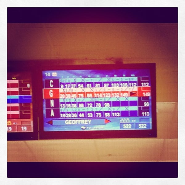 Photo taken at AMF Sheridan Lanes by Catherine T. on 4/14/2012