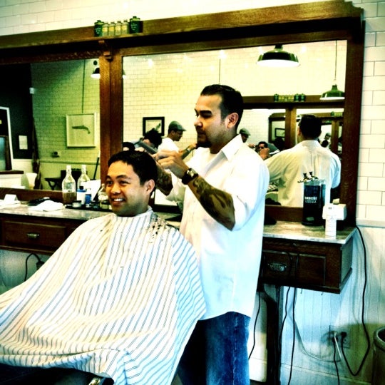 Photo taken at Baxter Finley Barber &amp; Shop by Andrew d. on 4/22/2012
