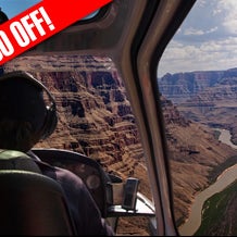 Grand Canyon Skywalk Express and Helicopter Tour: Includes a VIP 5 Star Grand Canyon & Hoover Dam helicopter tour, West Rim Airport landing, front-of-the-line Skywalk access & souvenir Skywalk photo!