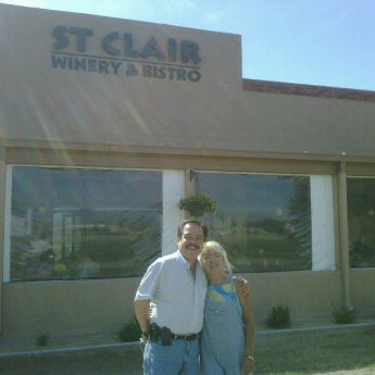 Photo taken at St Clair Winery &amp; Bistro by Raul L. on 4/8/2012