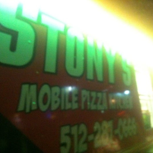 Photo taken at Stony&#39;s Pizza Truck by Tamela P. on 3/18/2012