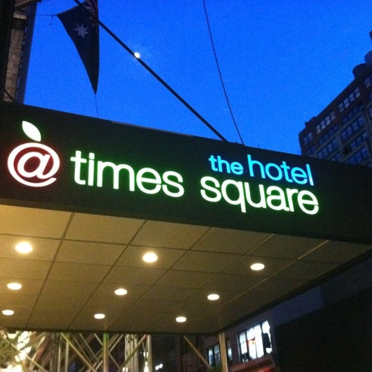 Photo taken at The Hotel @ Times Square by Aubrey C. on 12/3/2011