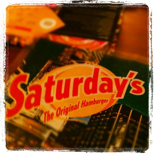 Photo taken at Saturday&#39;s The Original Burger by Douglas S. on 6/30/2012