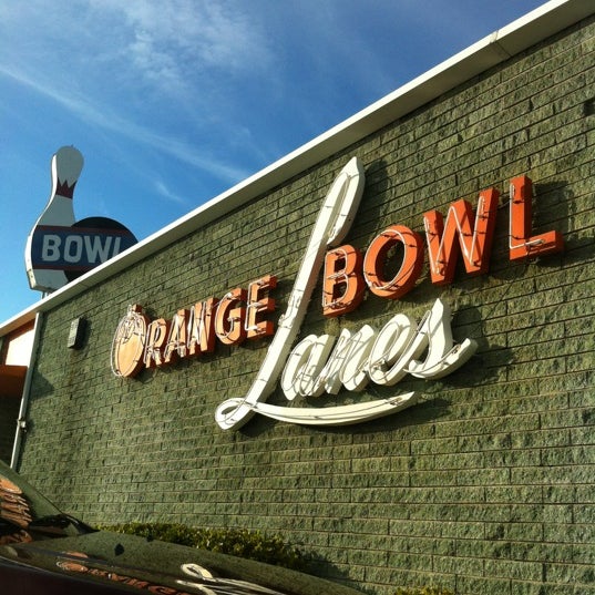 Orange Bowl Lanes Bowling Alley