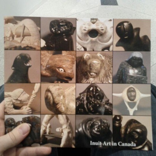 Just checked in via Foursquare and got a free copy of MIA's new book - "Inuit Art in Canada" from the front desk. Thank you!