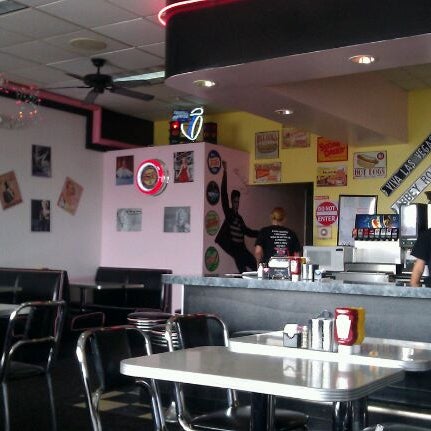 Photo taken at The 50&#39;s Diner by Emily H. on 1/21/2012