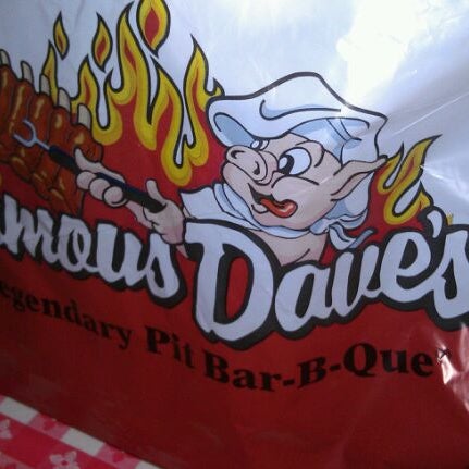 Photo taken at Famous Dave&#39;s by Bradley P. on 1/21/2012