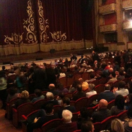 Photo taken at Teatro Verdi by Maddalena P. on 11/27/2011
