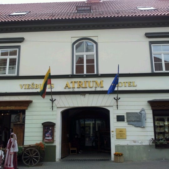 Photo taken at Atrium Hotel Vilnius by Senator D on 6/30/2012