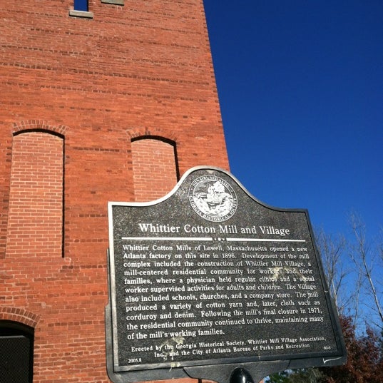 Whittier Mill Village Northwest Atlanta 3 tips from 133 visitors
