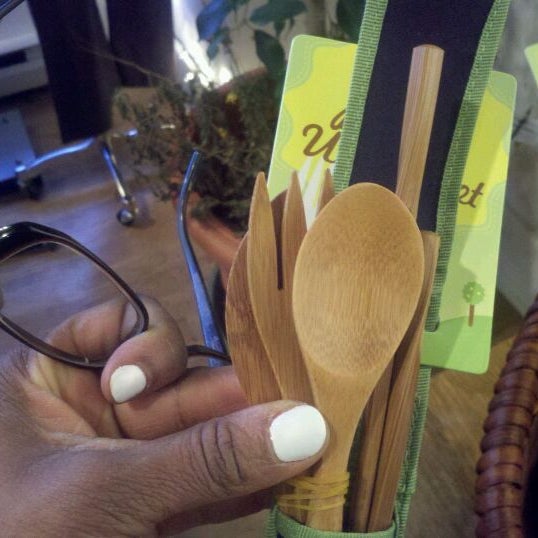 Bamboo utensil set is amazing!