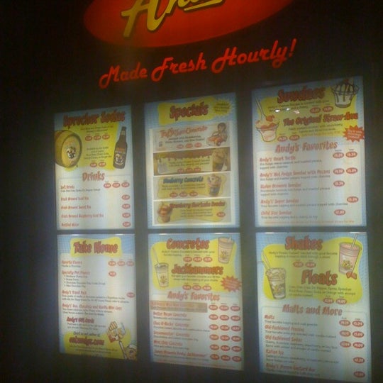 Photo taken at Andy&#39;s Frozen Custard by Jayw W. on 5/31/2012