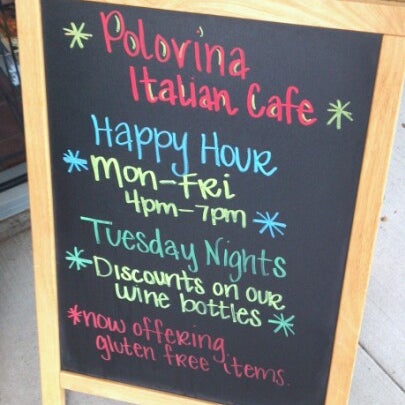 รูปภาพถ่ายที่ Polovina Italian Cafe โดย Rich T. เมื่อ 6/27/2012