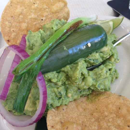 Try the guacamole. It's delicious!