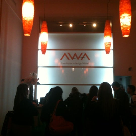 Photo taken at AWA boutique + design Hotel Punta del Este by Ana B. on 4/20/2012