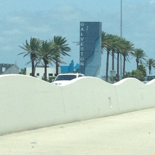 Galveston Causeway Bridge in Galveston