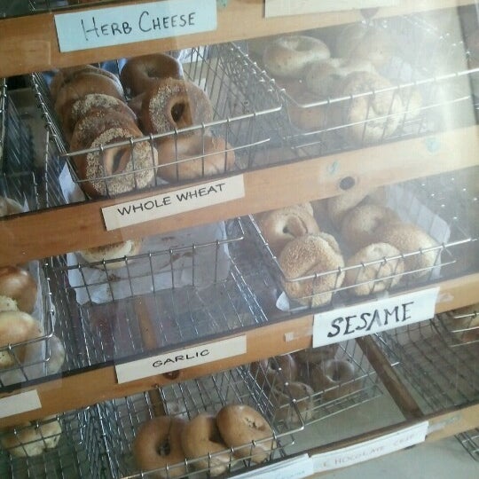 Photo taken at Bagel Cafe by T S. on 6/25/2012