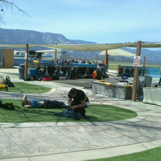 Photo taken at Skydive Elsinore by Danielle G. on 3/27/2012