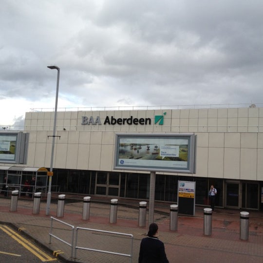 Photo taken at Aberdeen International Airport (ABZ) by Rene L. on 3/9/2012