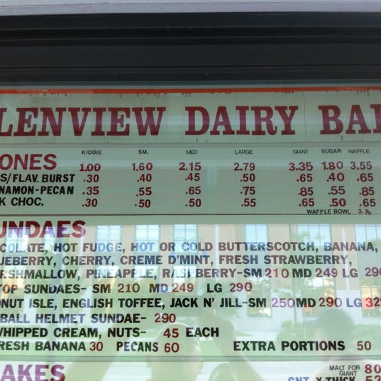 Dairy Bar Ice Cream Shop in Glenview