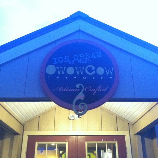 Photo taken at Owowcow Creamery by Jared M. on 6/23/2012