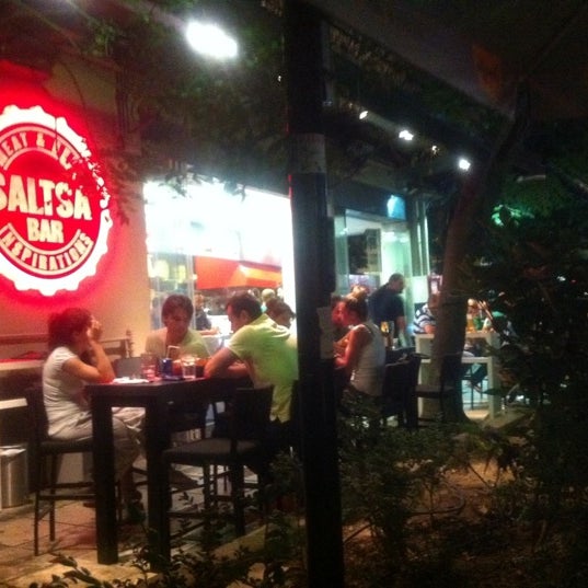 Photo taken at Saltsa Bar by Dimitrios H. on 7/22/2011