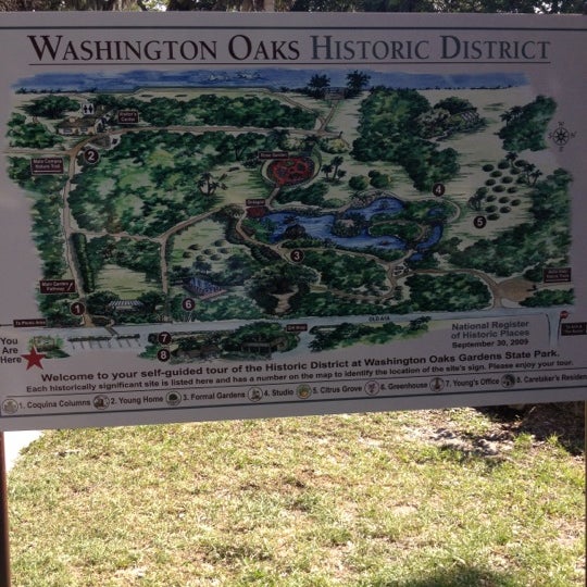 Washington Oaks State Park Map Photos At Washington Oaks Gardens - Palm Coast, Fl