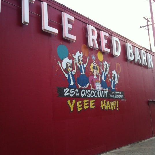 The Little Red Barn Steak House Highland Park 1836 S Hackberry