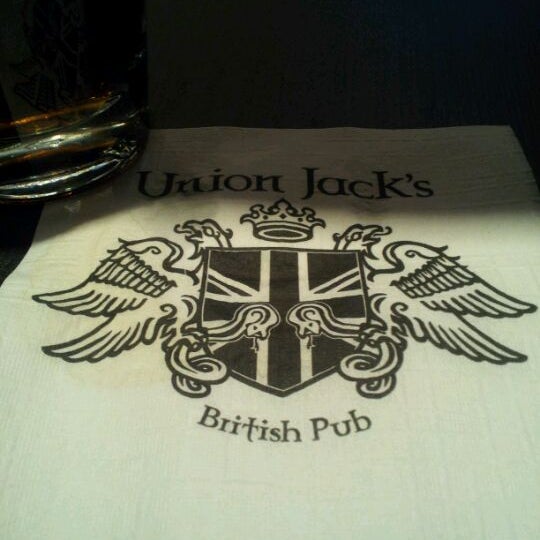 Photo taken at Union Jack&#39;s British Pub by Wes B. on 12/13/2011