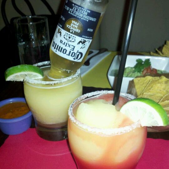 Chihuahua and blood orange margarita after a long day at work!