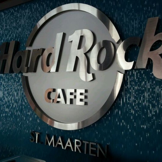 Photo taken at Hard Rock Cafe St. Maarten by Miguel B. on 12/31/2011
