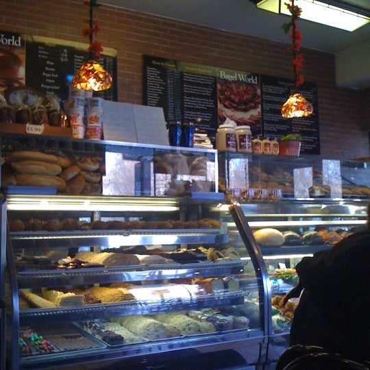 Photo taken at Bagel World by A F. on 1/16/2011