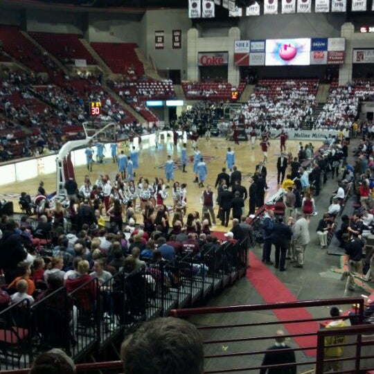 Photo taken at Mullins Center by Youssef F. on 3/3/2012