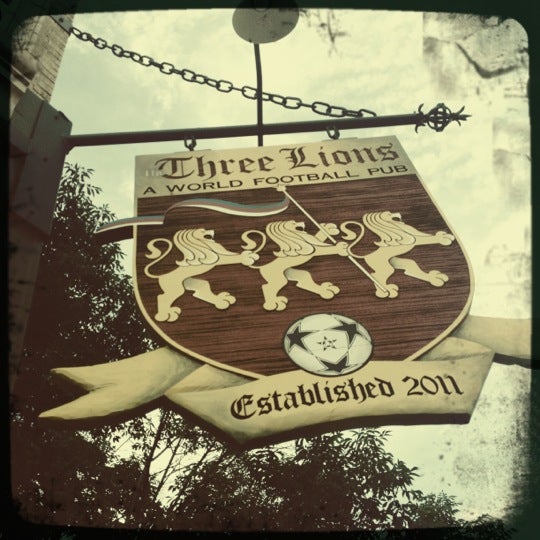 Photo taken at The Three Lions: A World Football Pub by Joseph W. on 7/14/2012