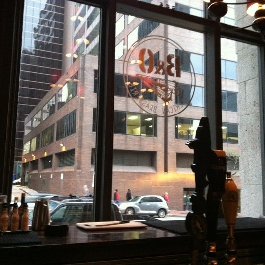 Photo taken at B&amp;O American Brasserie by Gregory J. on 4/12/2011