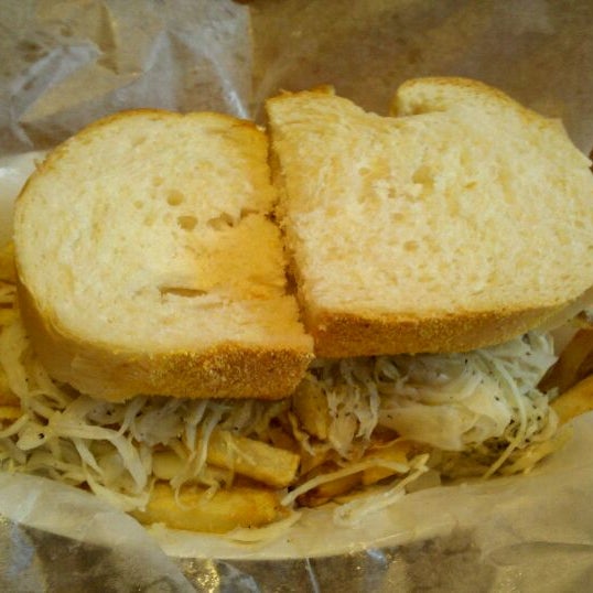 Photo taken at Primanti Bros. by Carrie &amp; Stephen on 11/22/2011