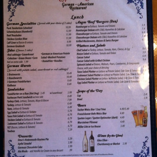 Photo taken at Cypress Nook German American Restaurant by Craig S. on 5/6/2012