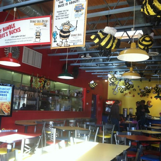 Photo taken at Bumble Bee&#39;s Baja Grill by Ryan F. on 3/21/2012
