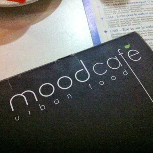 Photo taken at Mood Café by Yacine B. on 7/24/2012