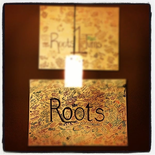 Photo taken at Roots Coffeehouse by David F. on 6/9/2012