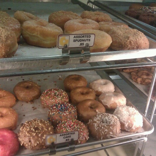 Photo taken at Spudnuts Donuts by Kirk D. on 9/13/2012