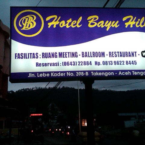 Hotel bayu hill indonesia